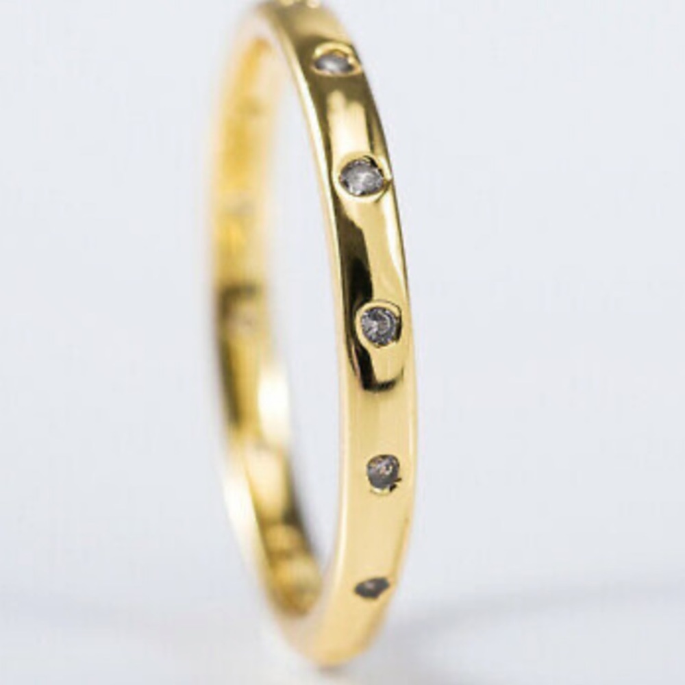 New 18k gold plated band Ring - Picture 2 of 6
